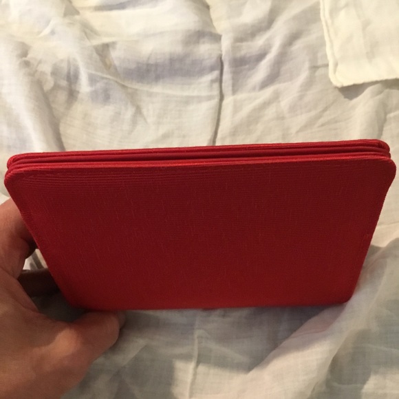 Authentic Christian Dior Beauty Red Lipstick Colored & Mirror Trousseau Case - Picture 3 of 16